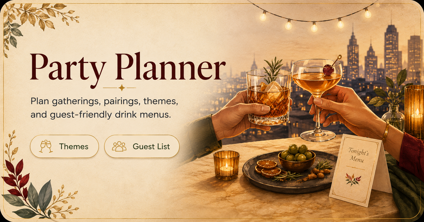 PourBud party planner